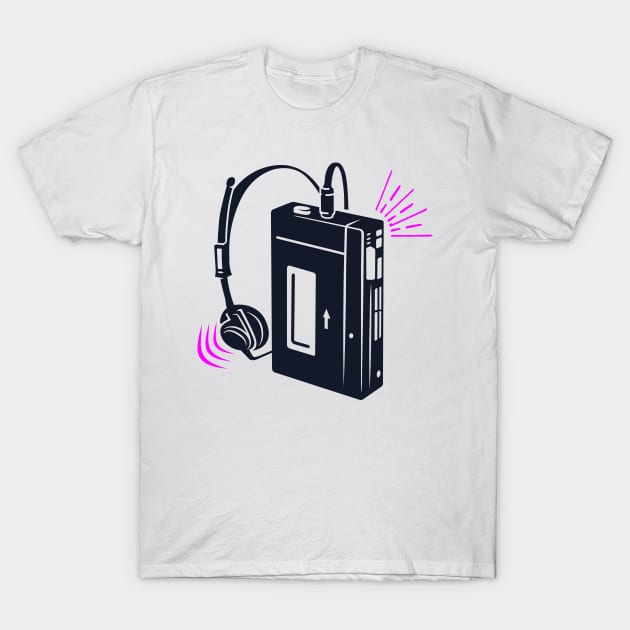 Walkman T-Shirt by Snowman store